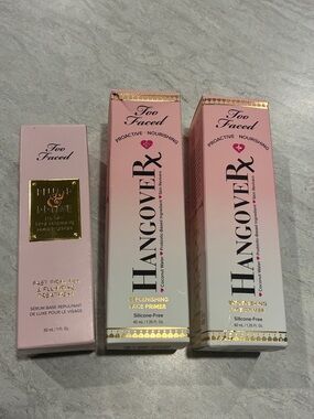 Too Faced Hangover Rx Replenishing Face Primer - Pink & Gold Accents
